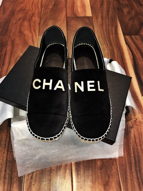 chanel espadrilles black velvet|where to buy chanel espadrilles.